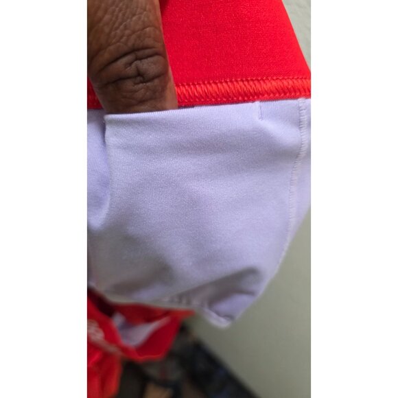 Brooks Women's Red Athletic Running Shorts Elastic Waistband & Inner Pocket Size - Picture 8 of 8